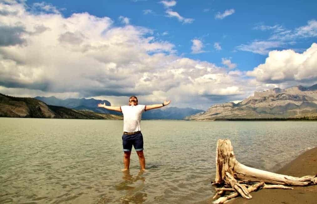 Jasper Lake / Athabasca River