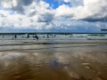 Surfing at Mawgan Porth, Newquay