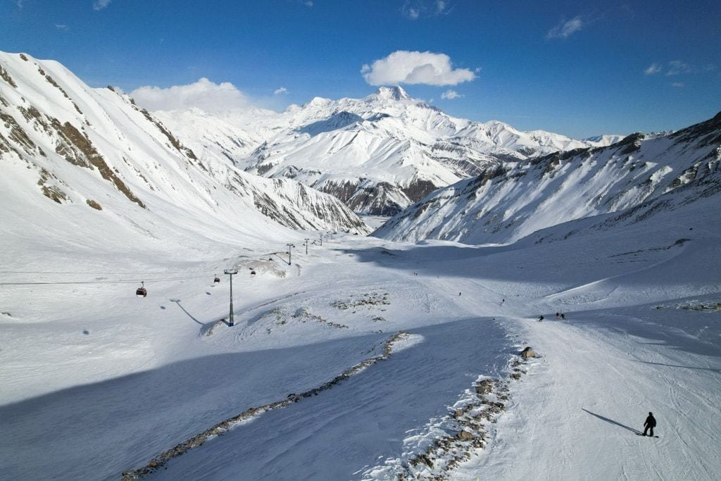 Skiing in Gudauri Georgia