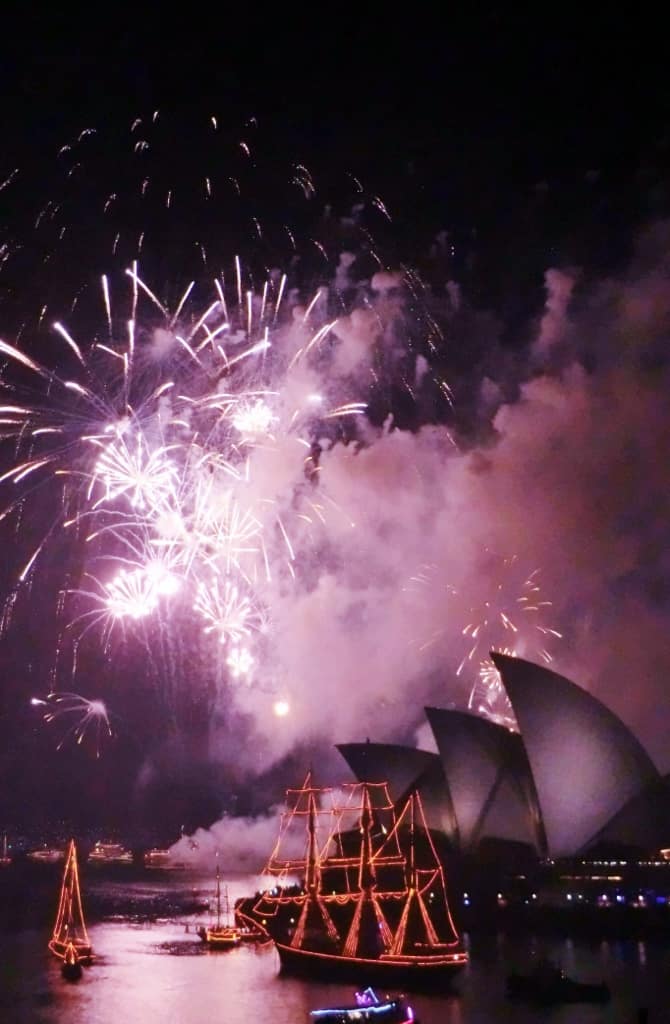 Spectacular Sydney Opera House on New Years Eve