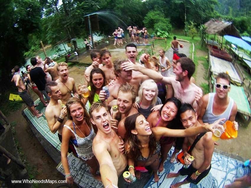 Tubing in Vang Vieng